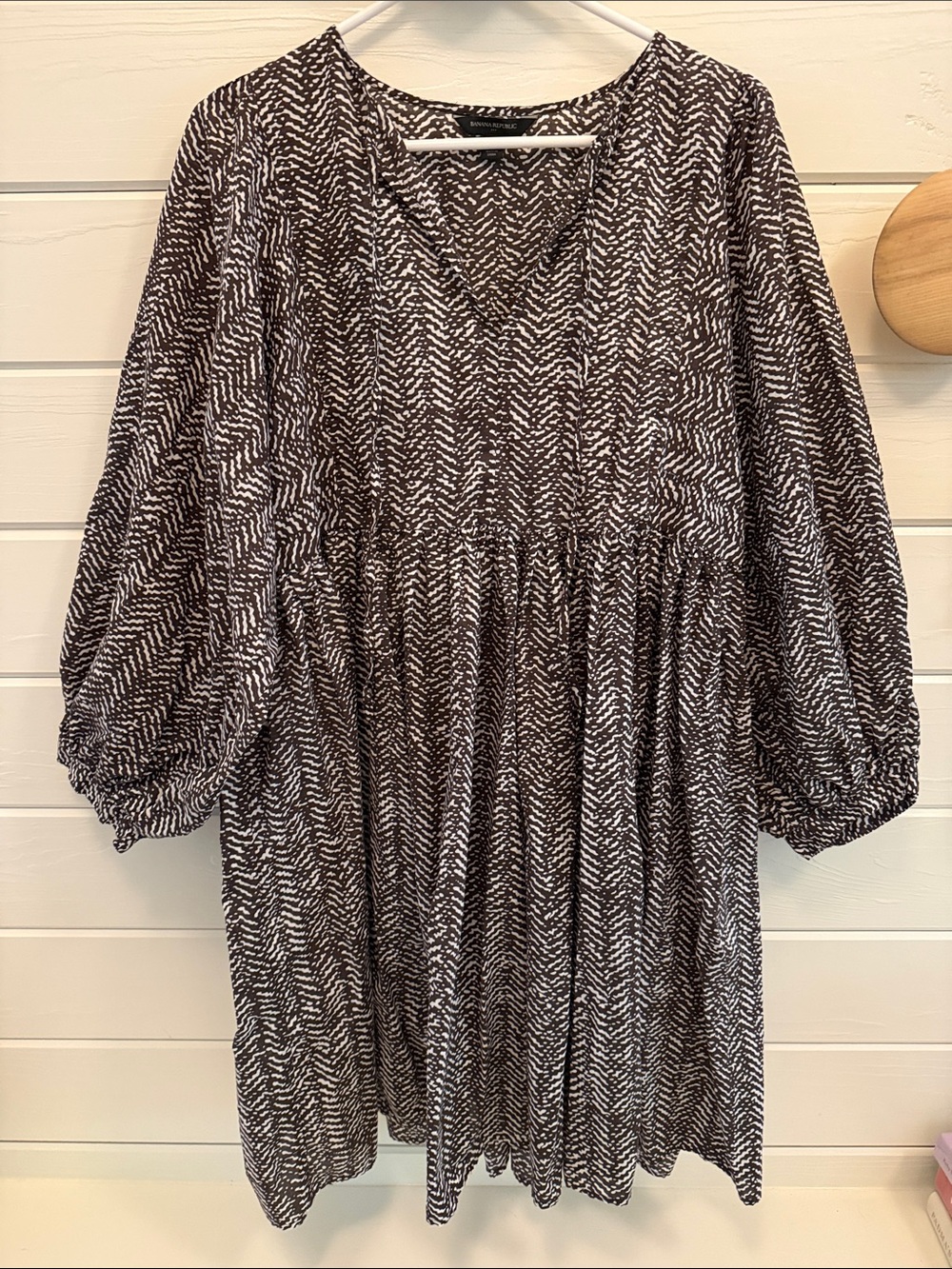 Banana Republic Printed Midi Boho Cotton Dress
